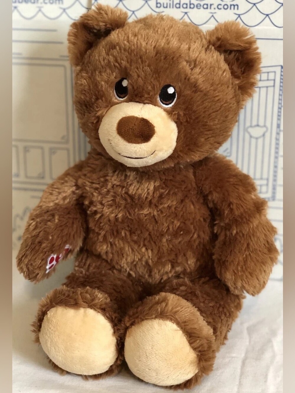 Build-A-Bear Brown Plush Teddy Bear - Soft Huggable Toy